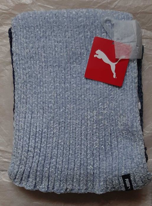 Шарф Puma Chenille Scarf мягкий теплый из шенилла (синели) оригинал