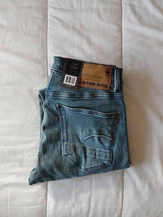 Calças G-Star RAW Revend Skinny 29W/32L Novas!