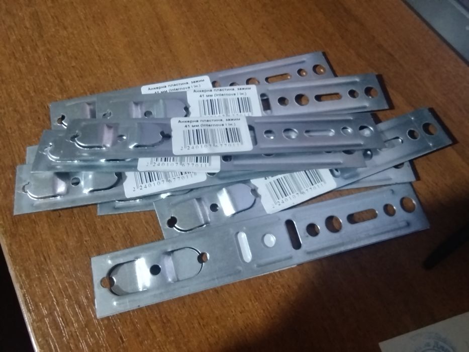 Анкерні пластини, зажим 41мм, 10 штук