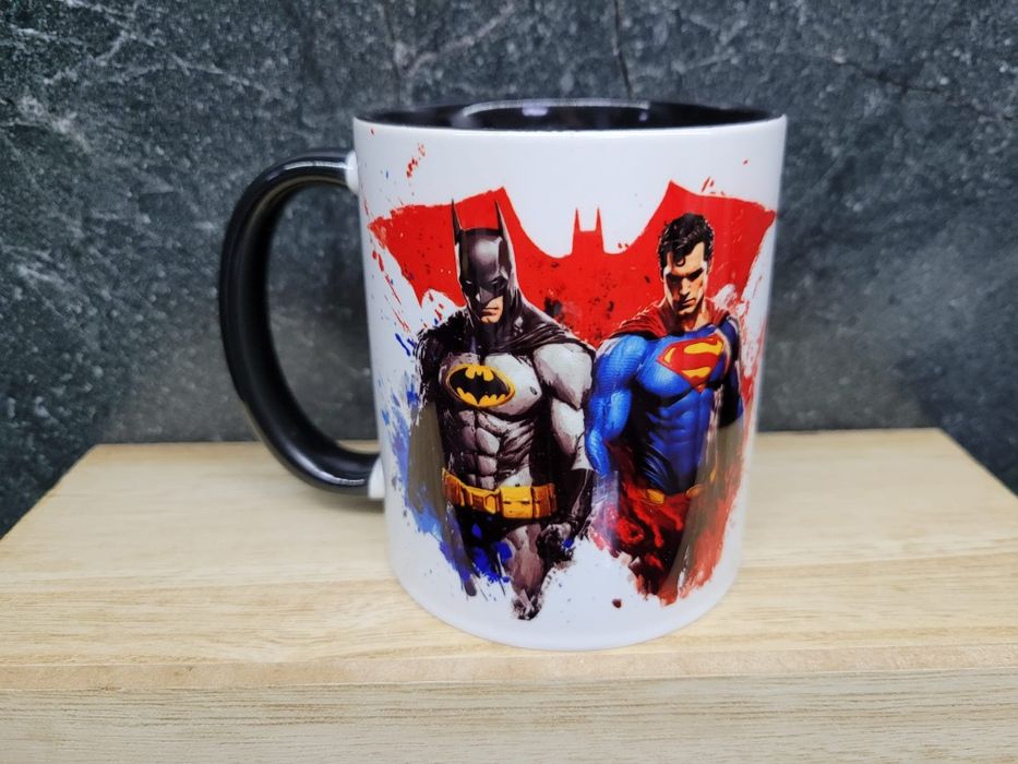 Kubek Superbohatera Batman Spider-Man
