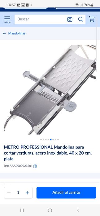 Mandolina profissional Makro