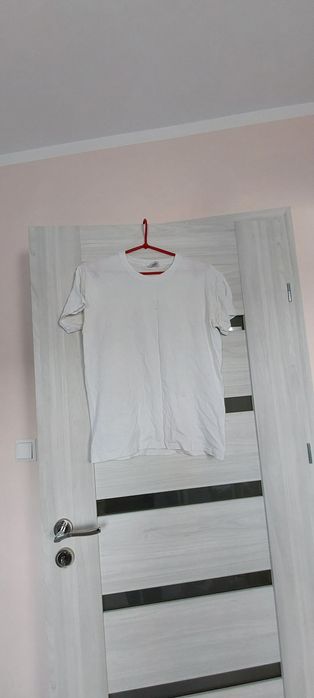 Bluzka top t-shirt gładka biała M fruit of the loom
