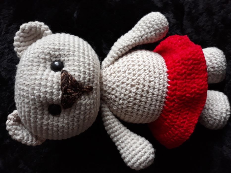 Zabawki, przytulanki, maskotki robione na szydełku