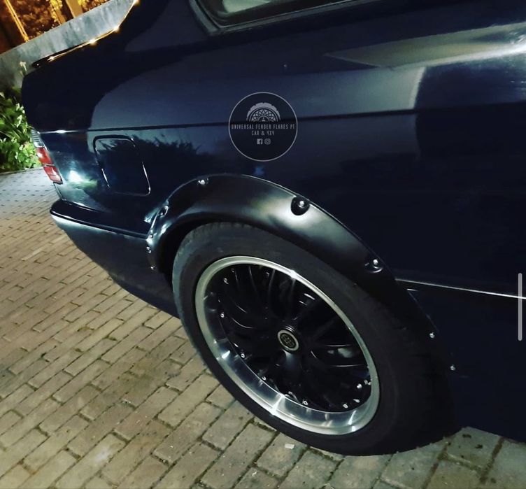 Kit abas universais +4cm para carro
