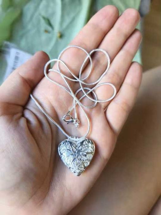 925 srebro ramka na zdjęcia naszyjnik