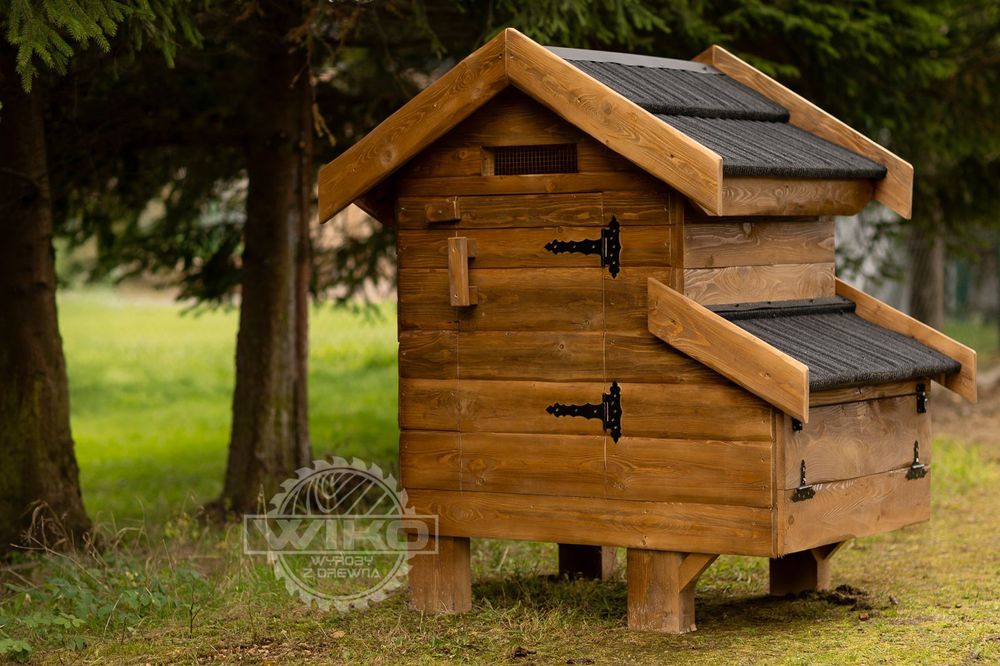 Kurnik dla 10-14 kur xl ,kaczek deska sosna!  ocieplony, całoroczny