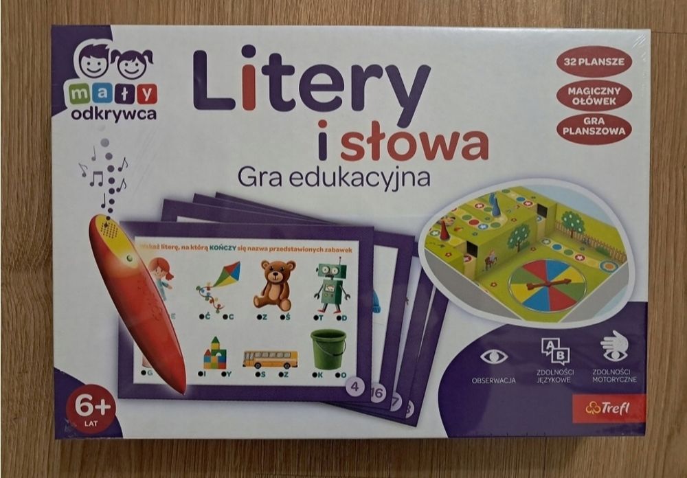 Gra edukacyjna Litery i słowa