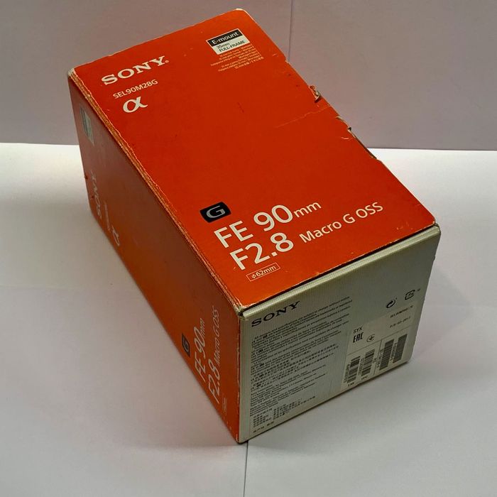 SONY SEL90M28G Macro G OSS FE 90mm f2.8 Obiektyw uszkodzony KOMPLET