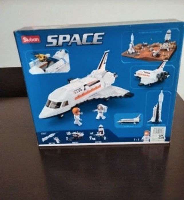 Caixa de blocos de construção tipo Lego, caixa selada.