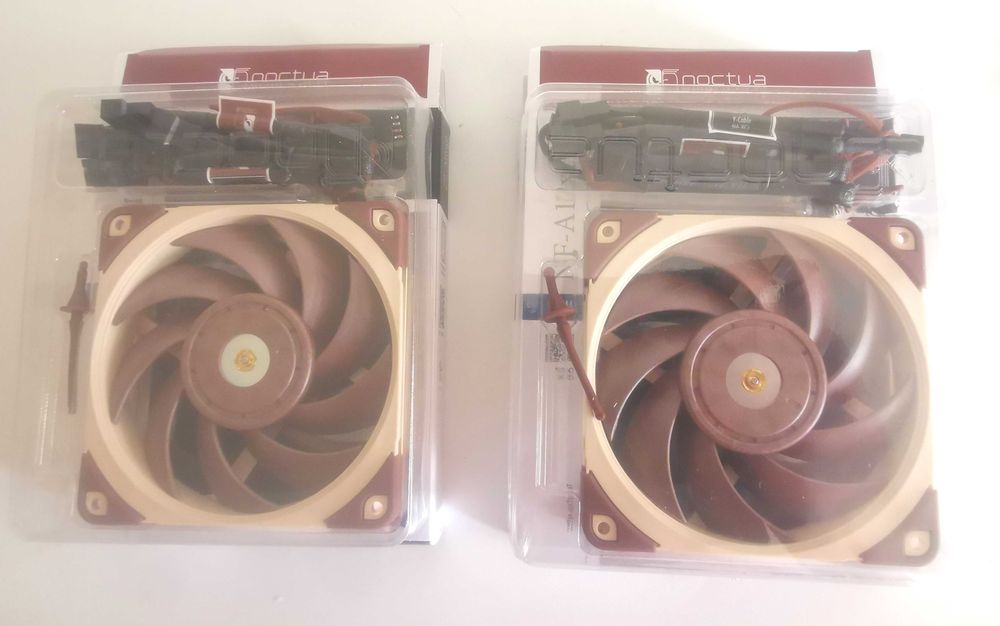 Ventoinhas topo de gama Noctua NF-A12 x 25 PWM  novas na caixa compradas na segunda feira