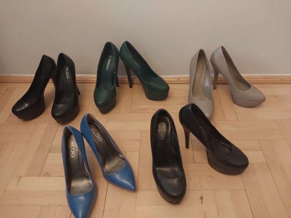 Szpilki wysoki obcas rozmiar 36 Aldo i Jennifer
