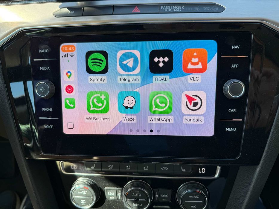 VW Nawigacja Carplay Android Auto Arteon Golf Tiguan Touran MAPA EU