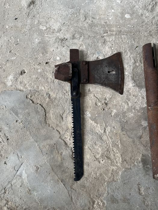 Siekiera ZSRR / PRL – Made in USSR – metalowy trzonek CCCP