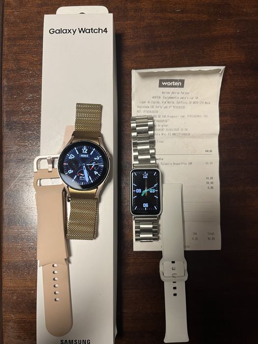 Smartwatch4 + smartwatch fit samsung
