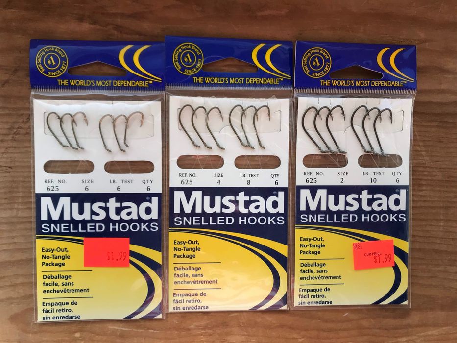 Крючки Mustad с поводками