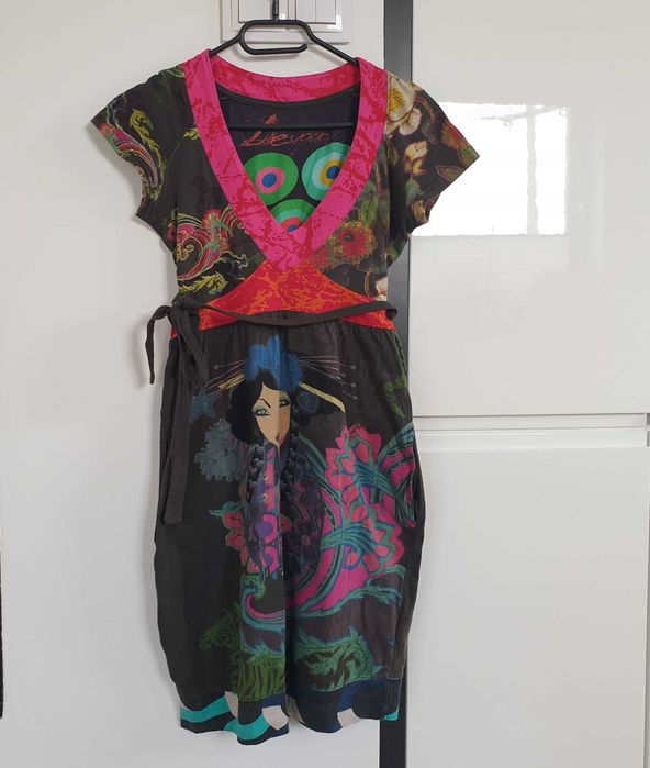 Sukienka Desigual, 100% bawełna, rozmiar S, 36
