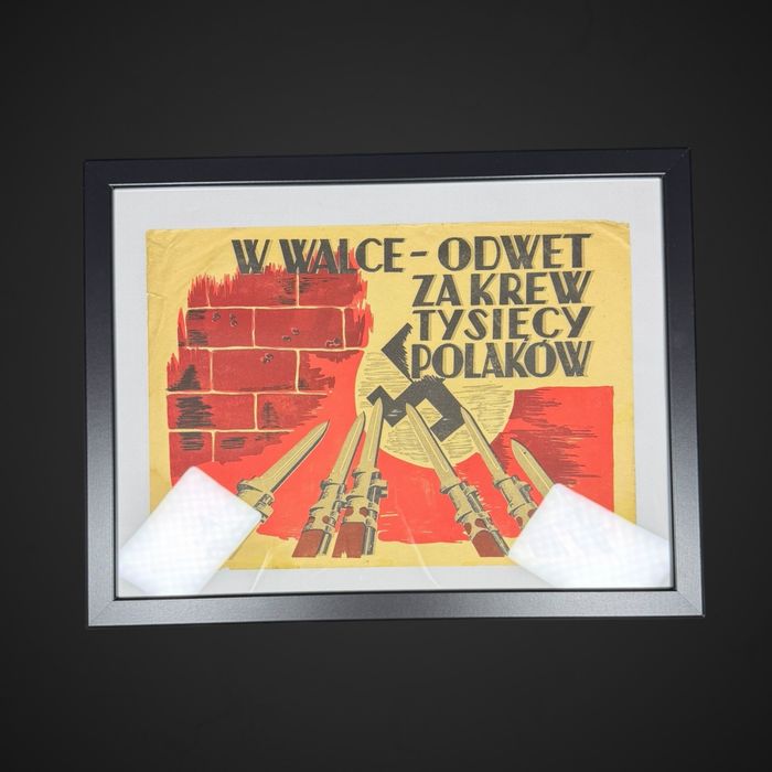 Plakat Prl W walce odwet za krew tysięcy Polaków B51/122906