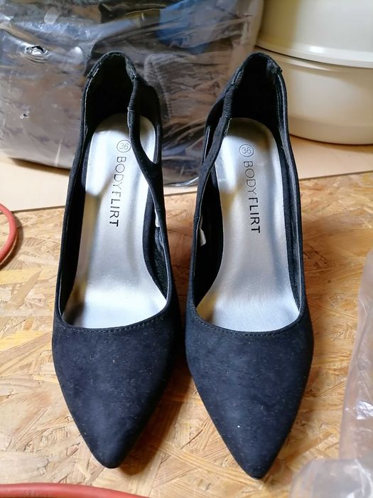 Czółenka damskie czarne rozm 36 bodyflirt Bonprix