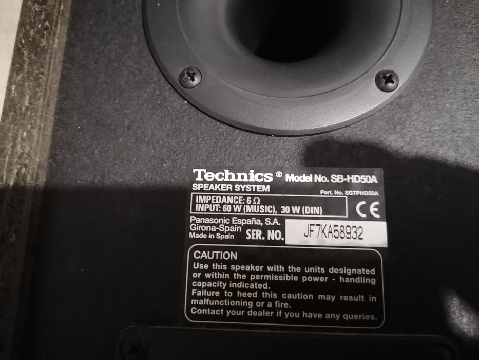 Głośniki Technics 60W