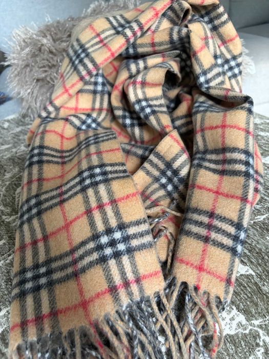 Burberry  klasyczny  Szal/szalik kaszmirowy dwustronny Vintage Check 100% kaszmir