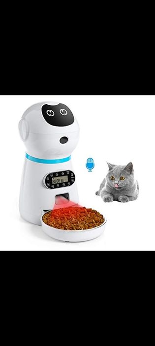 Автоматична кормушка до 3.5 кг корму для  собак, можливо  і для котів.