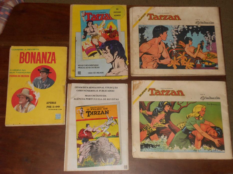 Revistas Tarzan antigas 1974 e 1980-81
