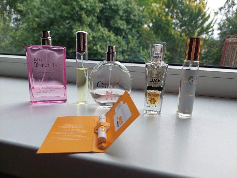 Zestaw 6 zapachów wody perfumowane