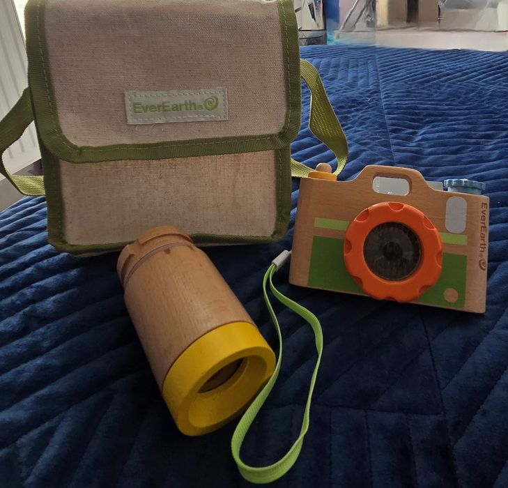 EverEarth aparat fotograficzny drewniany dla dzieci EE33766