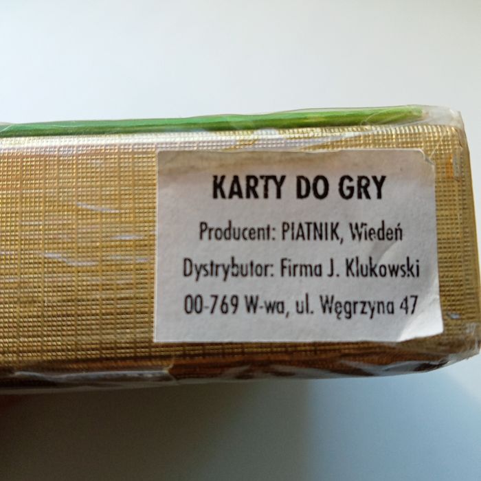 Karty do gry (dwie talie)