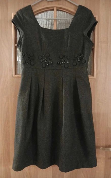 Rajstopy bawełniane + sukienka.