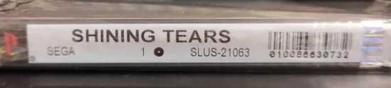 Shining Tears NTSC-U PS2 (Novo selado)