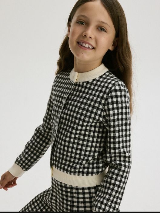 Reserved J.Nowy Sweter Dziewczęcy! Pepitka! Wiskoza! Roz.158!