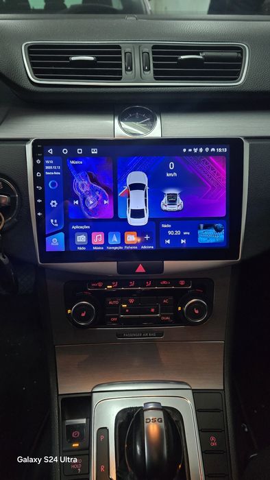 Rádio Passat B6 B7 Android 14 com GPS