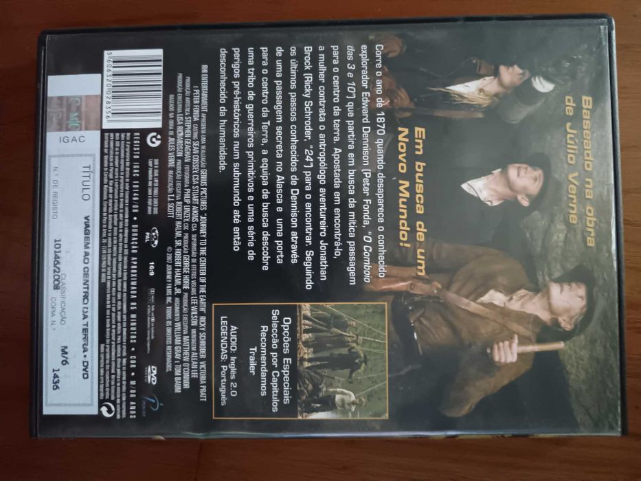 filme dvd original - viagem ao centro da terra