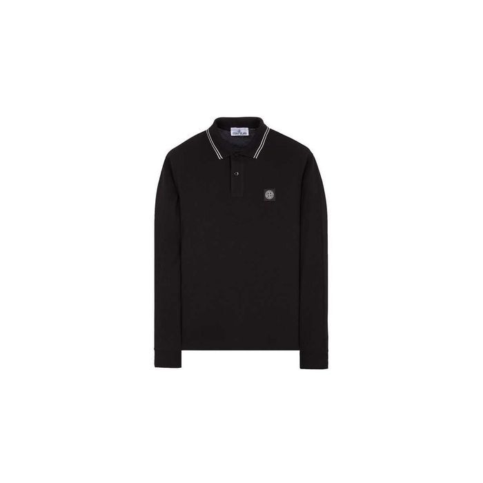 Поло SI 2SL18 Polo Long Sleeve Black SI0278-BK