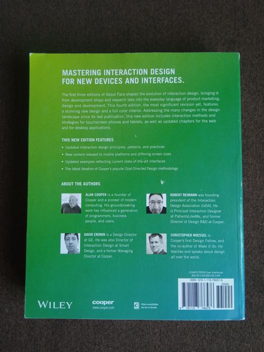 Книга About Face: The Essentials of Interaction Design