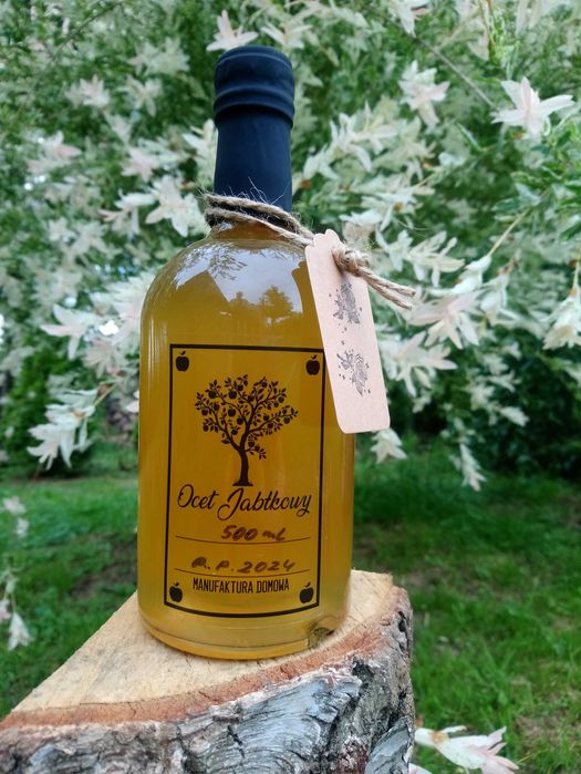 Ocet jabłkowy fermentowany naturalnie