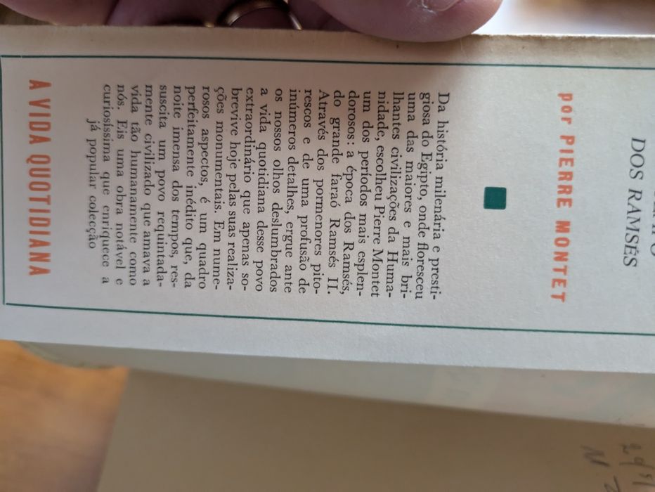 A Vida Quotidiana No Egipto no tempo de Ramsés por Pierre Montet