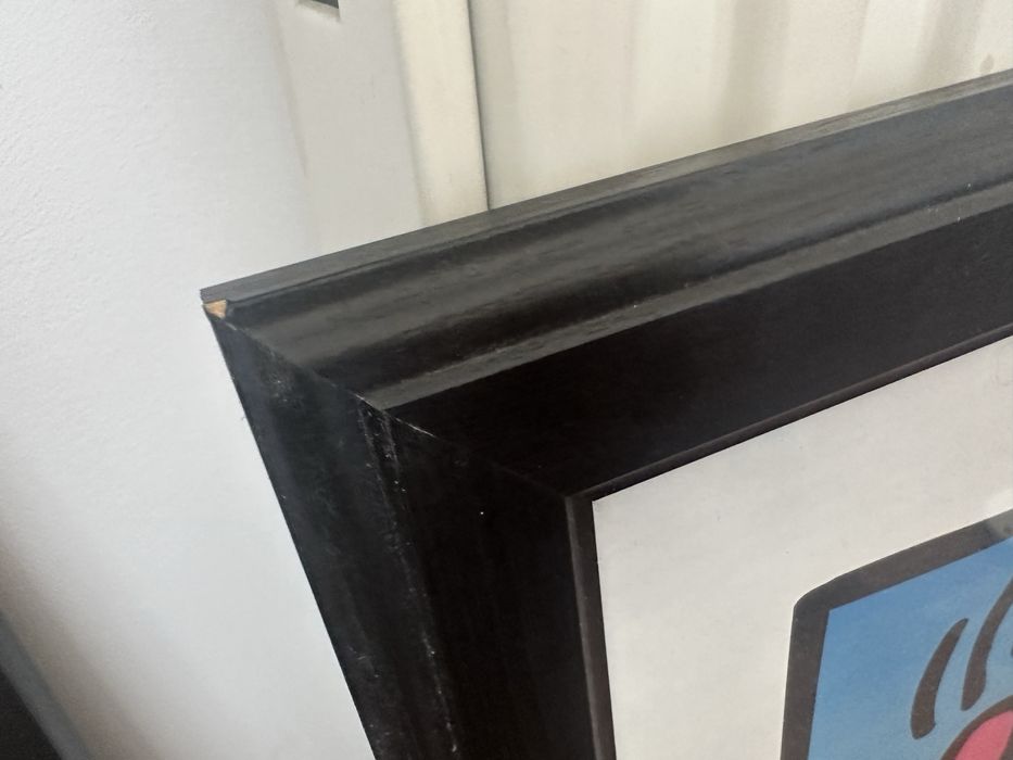 Dwa duże plakaty KEITH HARING w antyramie