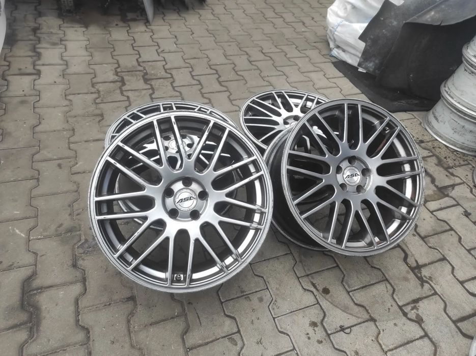 FELGI ALUMNIOWE ALUFELGI FELGI KOŁA 5X100 R18 8.5J ET35 KOMPLET SEAT LEON 1 TOLEDO 2 4 SKODA FABIA 2 3 ROOMASTER PRAKTIK VW GOLF 4 BORA AUDI A3 8L TT 8N  WYSYŁKA !!!!