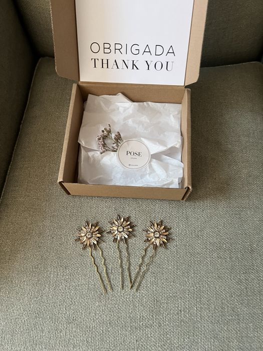 Ganchos para o cabelo - Pose atelier