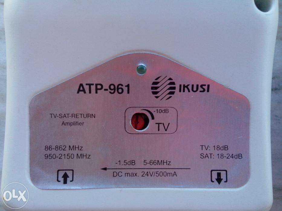 Amplificador sinal televisão/TDT