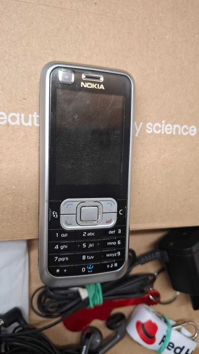 Nokia 6120c, czarno-srebrna, komplet, sprawna