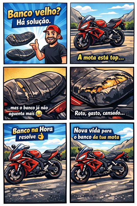 Banco Honda PCX (2010/2013)velho por novo
