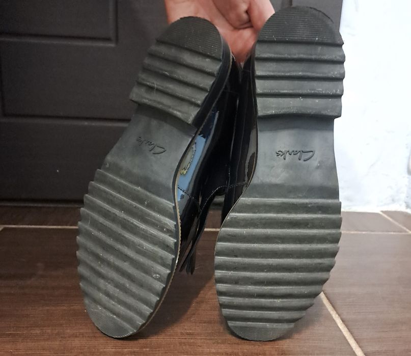 CLARKS  griffin półbuty damskie skórzane 40