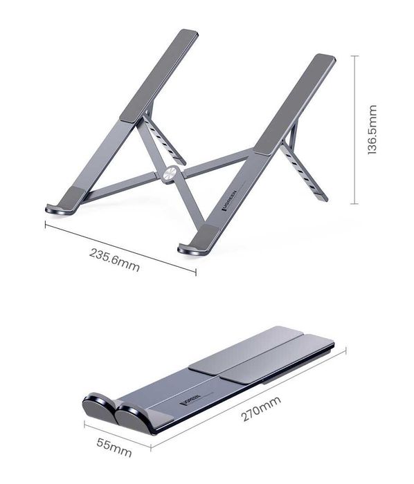 Подставка для Ноутбука и Планшета Ugreen Складная с Чехлом Алюминий