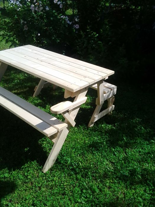 Стіл -лавка - трансформер. ( Доставка по Україні 650 - 800гр.