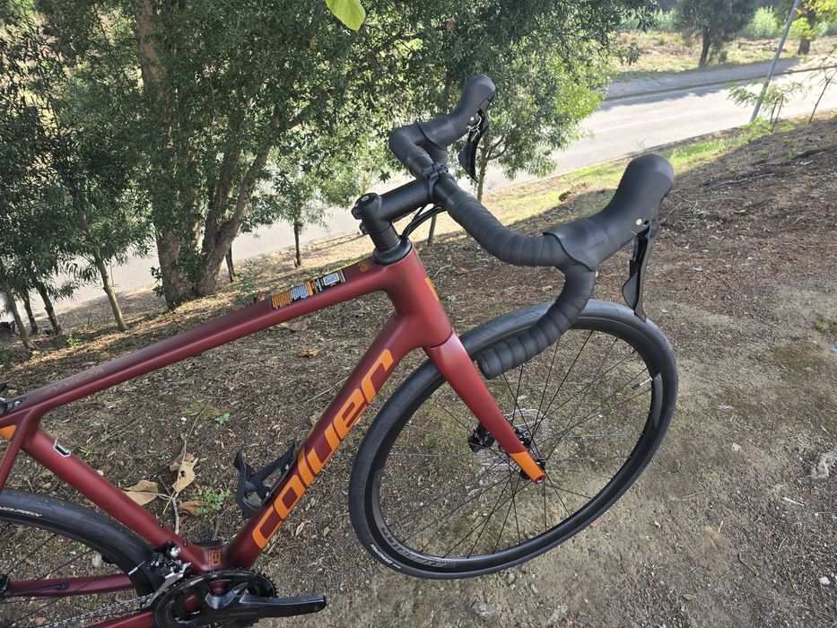 Bicicleta carbono disco 12x2v nova