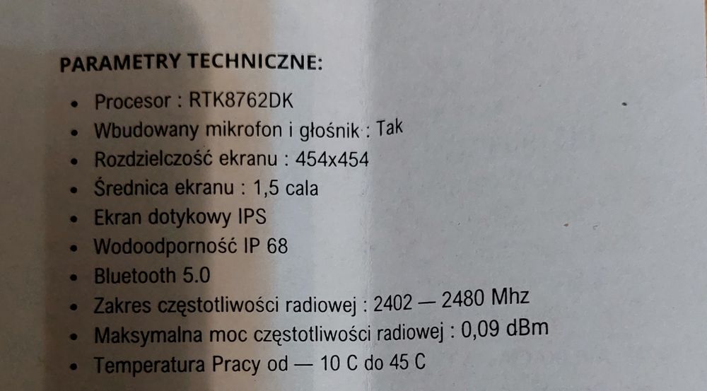 Zegarek Watch DT3 Mate