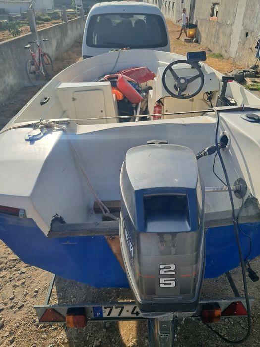 Barco 435 ferro engomar Mariner 25cv